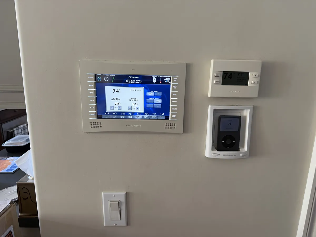 Failing legacy touch panel and thermostat